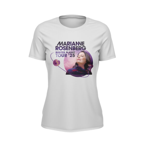 Damen T-Shirt - Bunter Planet Tour ’25 (Motiv 2) – Bild 2