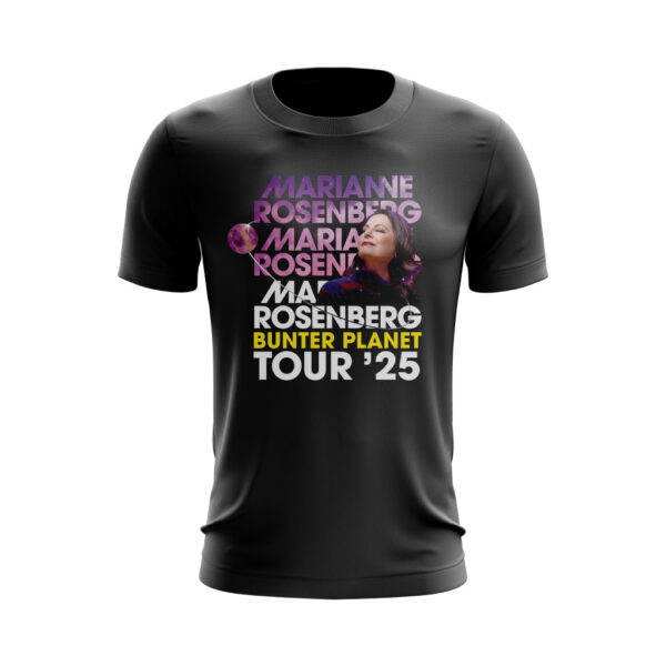 T-Shirt - Bunter Planet Tour ’25 (mit Backprint) – Bild 5