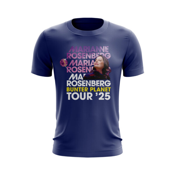 T-Shirt - Bunter Planet Tour ’25 (mit Backprint) – Bild 2