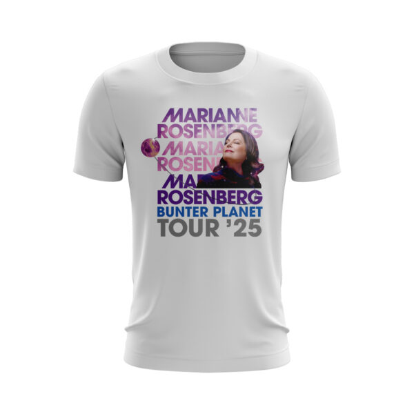 T-Shirt - Bunter Planet Tour ’25 (mit Backprint) – Bild 8