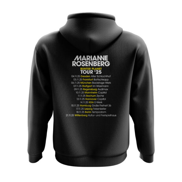 Hoodie - Bunter Planet Tour ’25 (mit Backprint) – Bild 6