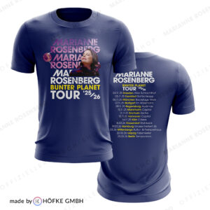 T-Shirt - Bunter Planet Tour ’25/26 (mit Backprint)
